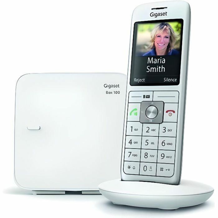 Gigaset CL 660 Teléfono Fijo Blanco Pantalla color 2,4" retroiluminada, Directorio 400 contactos, Base modular, Fabricado en Alemania 0 Gigaset CL 660 Teléfono Fijo Blanco Pantalla color 2,4" retroiluminada, Directorio 400 contactos, Base modular, Fabricado en Alemania 0