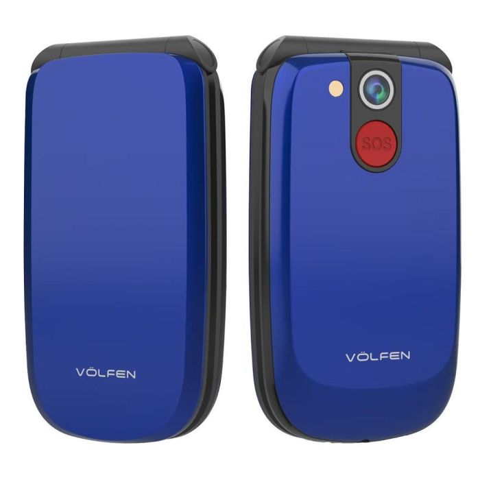 Volfen Telefono Movil Astro Flip 4 gr Pantalla XXL Tipo Choncha Azul 2 Volfen Telefono Movil Astro Flip 4 gr Pantalla XXL Tipo Choncha Azul 2