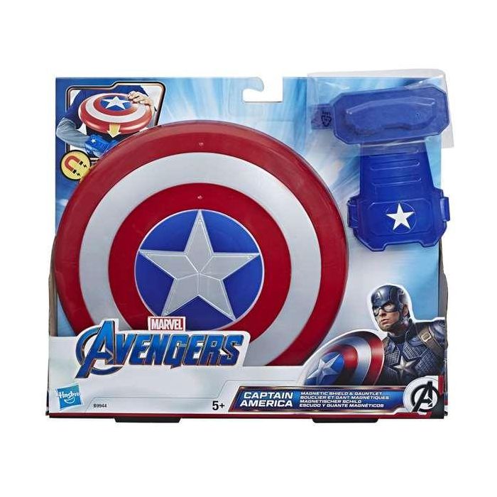 Escudo y guante magnéticso avengers capitan america