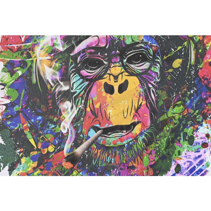 DKD Home Decor Cuadro Lienzo Pino Blanco Multicolor 50 x 50 x 1.8 cm (4 Unidades) 2