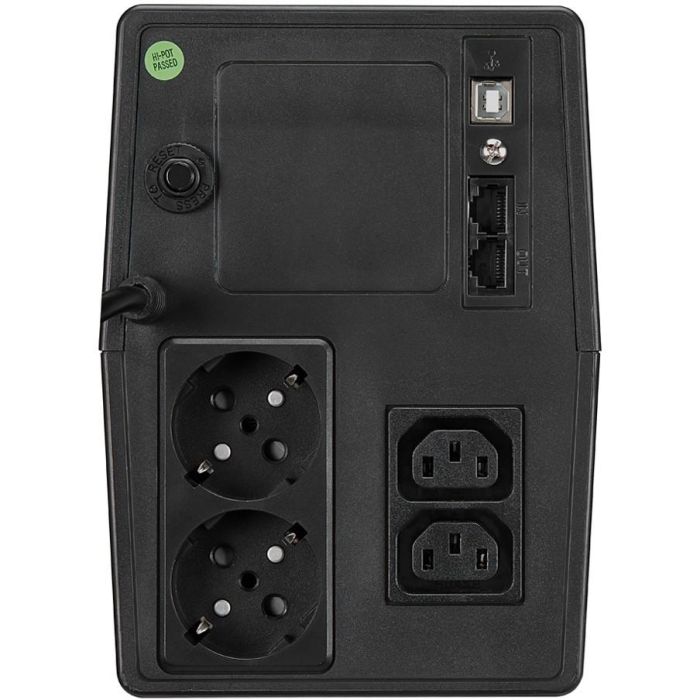 FSP iFP1500 SAI Línea interactiva 1500VA 900W Seno 2xSCHUKO 2xIEC LCD 2