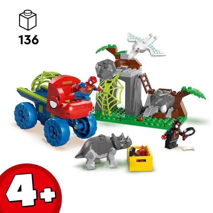 Juego de construccion todoterreno dinosaurio y equipo spidey al rescate lego spidey 1 Juego de construccion todoterreno dinosaurio y equipo spidey al rescate lego spidey 1