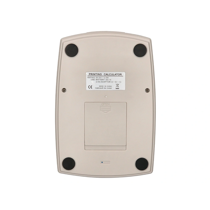 Liderpapel Calculadora Impresora con Pantalla 12 Dígitos Impresión Bicolor Papel 57mm Blanca 225x158x56 mm 3