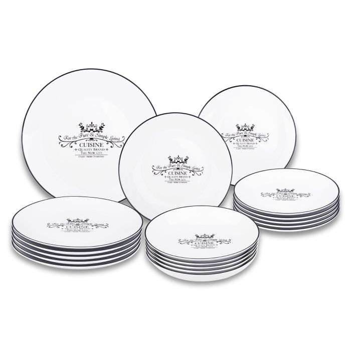 Santa Clara Vajilla Redonda "Cuisine" 18 Piezas (2 Unidades) 2