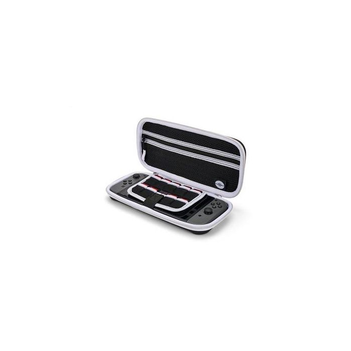 Power A 1522749-01 Estuche Protector Compacto Nintendo Switch OLED, Switch y Switch Lite Pikachu Negro/Plata 4