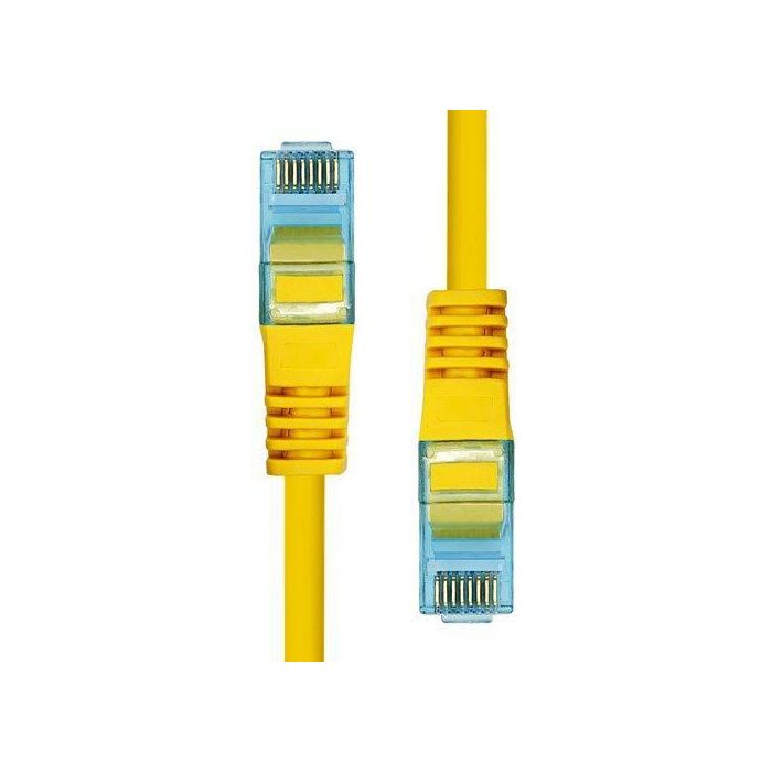 ProXtend Cable Ethernet CAT6A U/UTP CU LSZH 3m Amarillo | Cobre Puro 24 AWG | Conectores Oro 50µ" | Soporte PoE+ 1
