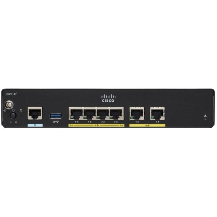 Cisco C927-4P VDSL2/ADSL2+ Router Ethernet WAN Gigabit Ethernet con 4 Puertos 0 Cisco C927-4P VDSL2/ADSL2+ Router Ethernet WAN Gigabit Ethernet con 4 Puertos 0