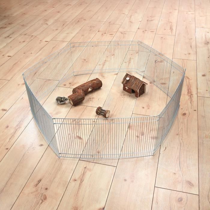 TRIXIE Caja de metal galvanizado - Ø90cm - Para animales pequeños 1 TRIXIE Caja de metal galvanizado - Ø90cm - Para animales pequeños 1