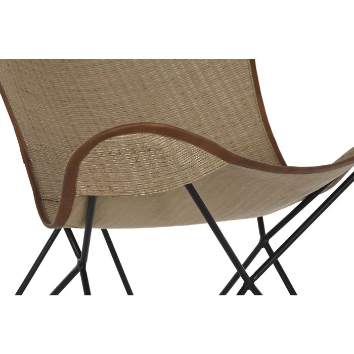 DKD Home Decor Silla Balines de Metal y Ratán Ancho 74 x Profundo 78 x Alto 92 cm 3 DKD Home Decor Silla Balines de Metal y Ratán Ancho 74 x Profundo 78 x Alto 92 cm 3