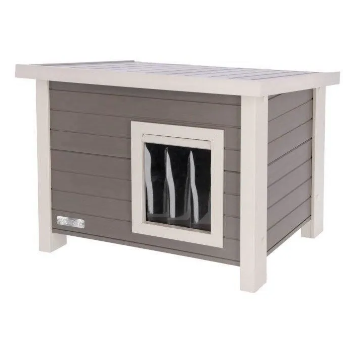 Kerbl Casa para Gatos ECO Eli Gris / Blanco 57 x 45 x 43 cm KER4018653995341 2