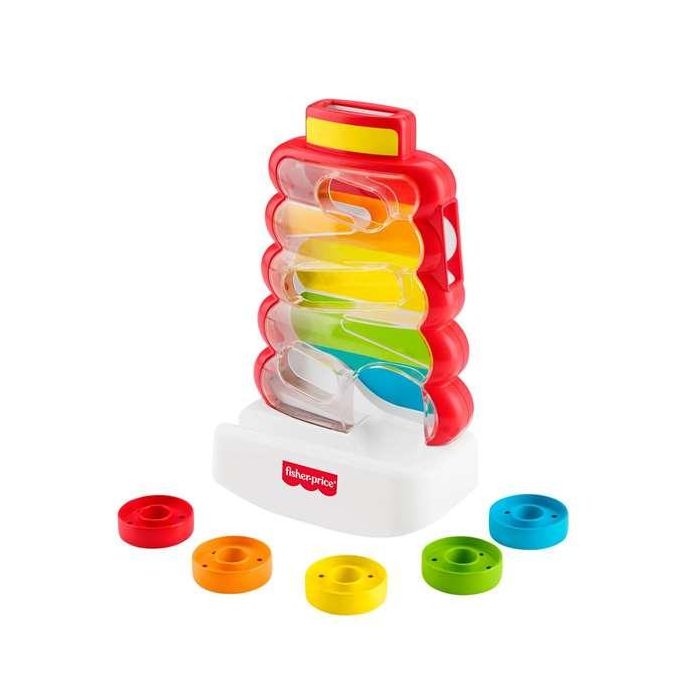 Juego pila de aritos que caen fisher-price 5 Juego pila de aritos que caen fisher-price 5