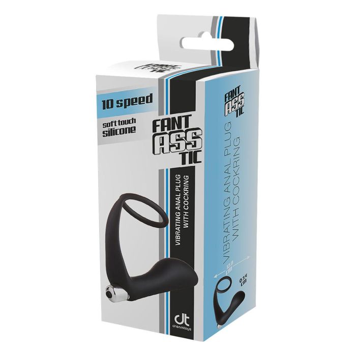 Plug Anal Dream Toys Fantasstic Negro 1 Plug Anal Dream Toys Fantasstic Negro 1