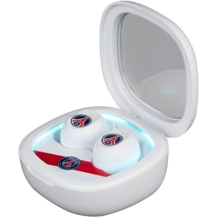 Konix KON1738113647549 Auriculares Inalámbricos PSG, 8h + 15h Batería, Bluetooth, IPX4, Blancos