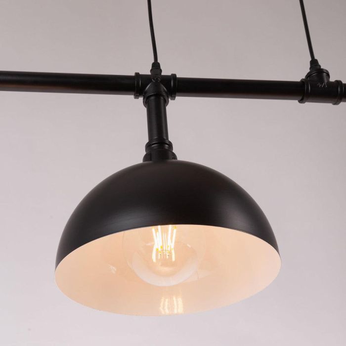 SKD-P80016 Lámpara Colgante de Metal Arlington, Diseño Elegante Industrial, para Comedor Dormitorio Cocina. Compatible E27 LED. 4