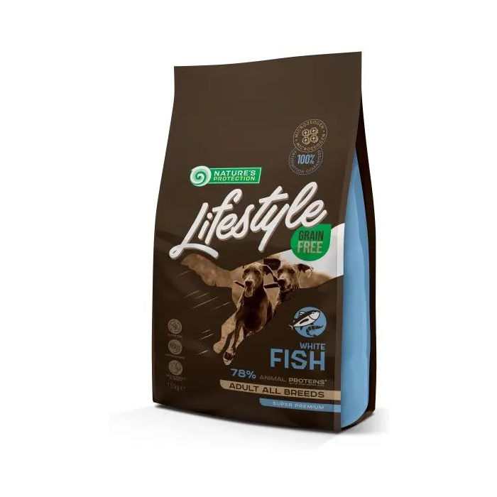 Nature's Protection Dog Lifestyle Gf Pescado Blanco 1,5 kg