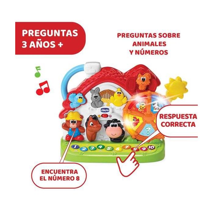 Granja sonora con luces y sonidos ¡enseña numeros, colores y nombres! 32x26x13,5 cm (bilingüe) 7 Granja sonora con luces y sonidos ¡enseña numeros, colores y nombres! 32x26x13,5 cm (bilingüe) 7