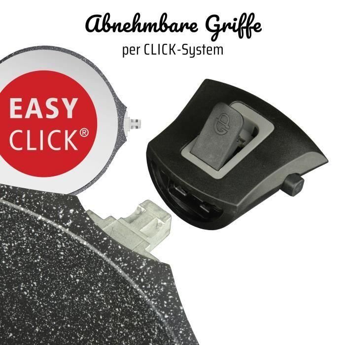 Olla de aluminio fundido - GSW - EASY CLICK - 20 cm - Inducción 1 Olla de aluminio fundido - GSW - EASY CLICK - 20 cm - Inducción 1