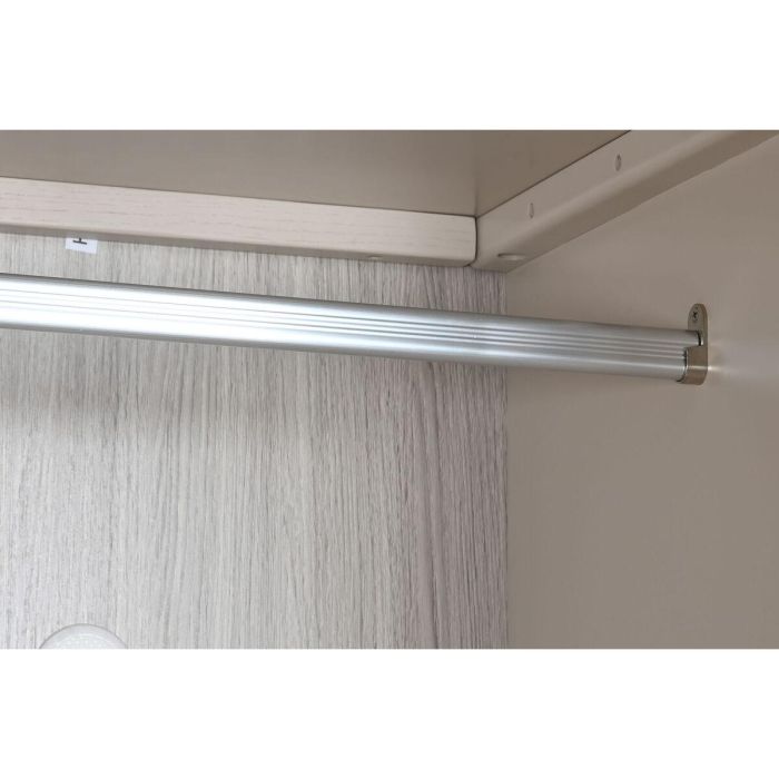 Armario Home ESPRIT Gris claro Metal Madera MDF 12