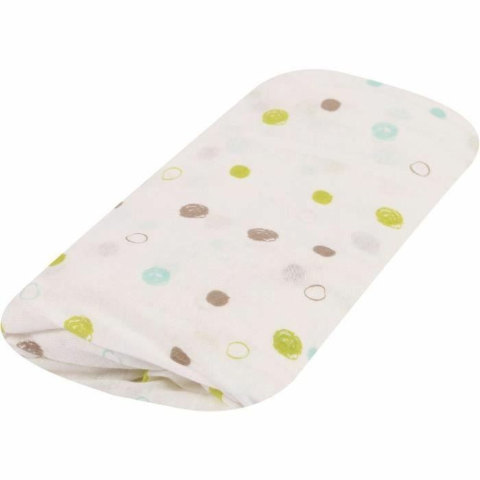 Domiva 1900615 Sábana Bajera Ajustable Jersey 70x140 cm Estampado Pandipanda Crudo