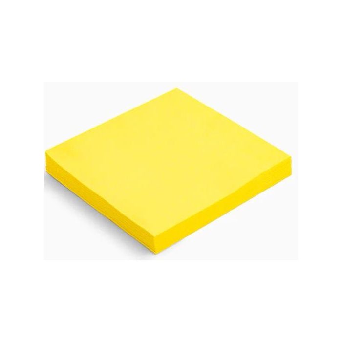 Oh Yeah Servilleta Doble Capa 33x33C Amarillo Pastel -30U- Oh Yeah Servilleta Doble Capa 33x33C Amarillo Pastel -30U-