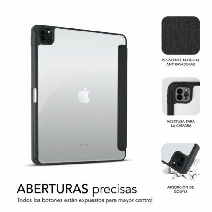 Subblim SUBCST-5SC400 Funda Clear Shock Negra para iPad Pro 11" (2020-2022) y Air 4/5 Gen con Soporte y Ranura Apple Pencil 8 Subblim SUBCST-5SC400 Funda Clear Shock Negra para iPad Pro 11" (2020-2022) y Air 4/5 Gen con Soporte y Ranura Apple Pencil 8