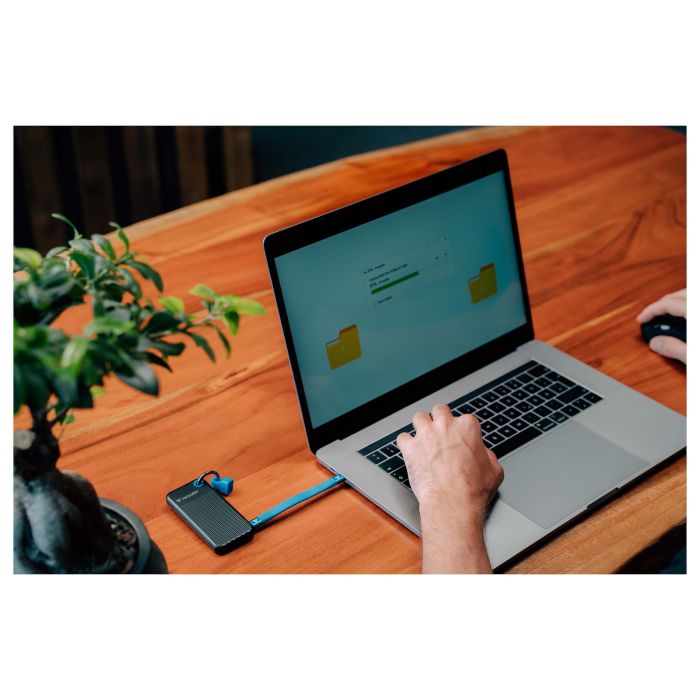 Verbatim SSD Externo Pocket 1TB USB-C 3.2 Gen 2, Lectura/Escritura 1000 MB/s, 10 Gb/s, Negro y Azul, Vx500 Verbatim SSD Externo Pocket 1TB USB-C 3.2 Gen 2, Lectura/Escritura 1000 MB/s, 10 Gb/s, Negro y Azul, Vx500