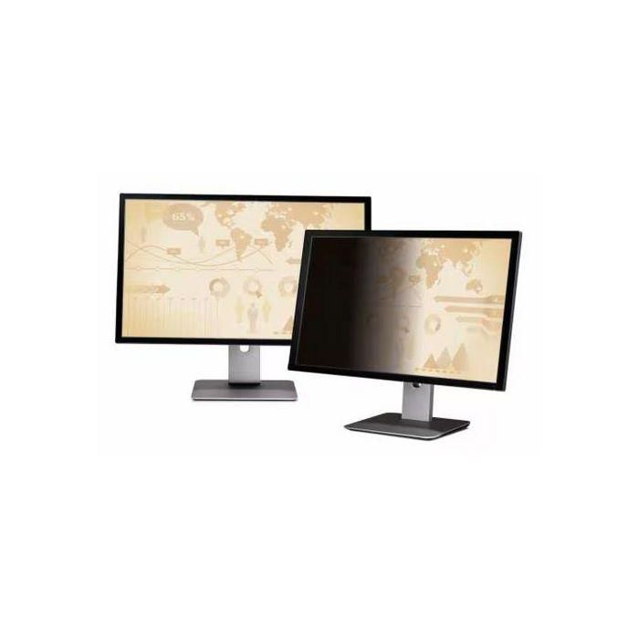 3M Filtro de Privacidad para Monitor Panorámico 21.5 pulg. Negro Reversible Mate/Brillante Antirreflejos Privacidad Lateral