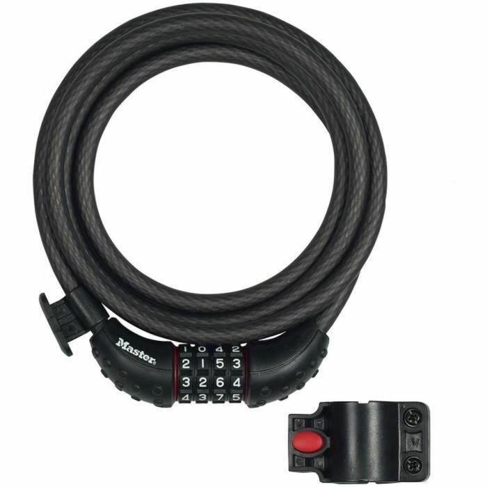 Master Lock 8120EURDPRO Candado para Bicicleta de Cable de Acero Trenzado - 1,8 m Master Lock 8120EURDPRO Candado para Bicicleta de Cable de Acero Trenzado - 1,8 m
