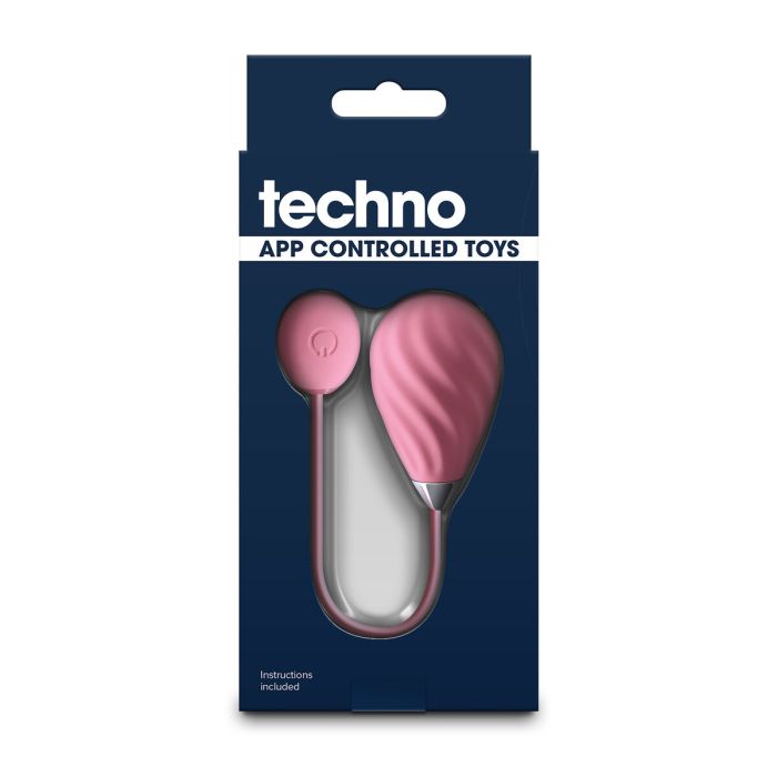 Huevo Vibrador NS Novelties Techno Kandi Rosa 2