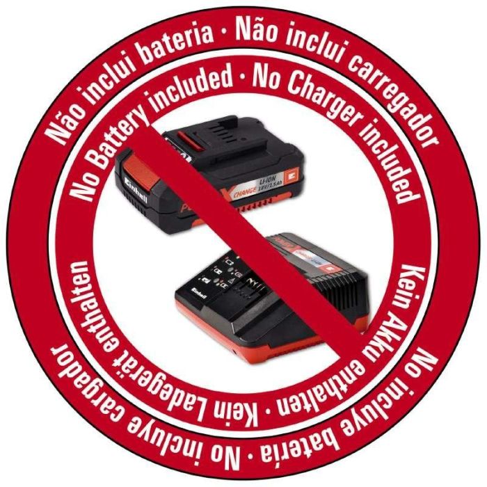 Einhell Soplador Inalámbrico de Litio 18V sin Batería ni Cargador, 210 km/h, Ergonómico, Ligero 3