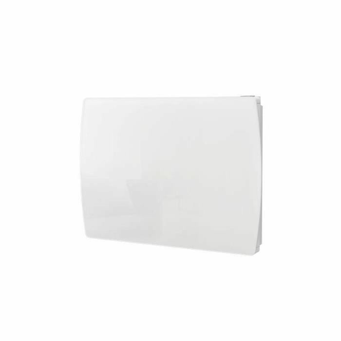 Oceanic OCEAISHGB1000W2 Radiador Eléctrico Fijo Rubis Oceánico con Inercia Seca de Cerámica 1000W, Fachada de Vidrio Blanco, Certificación NF