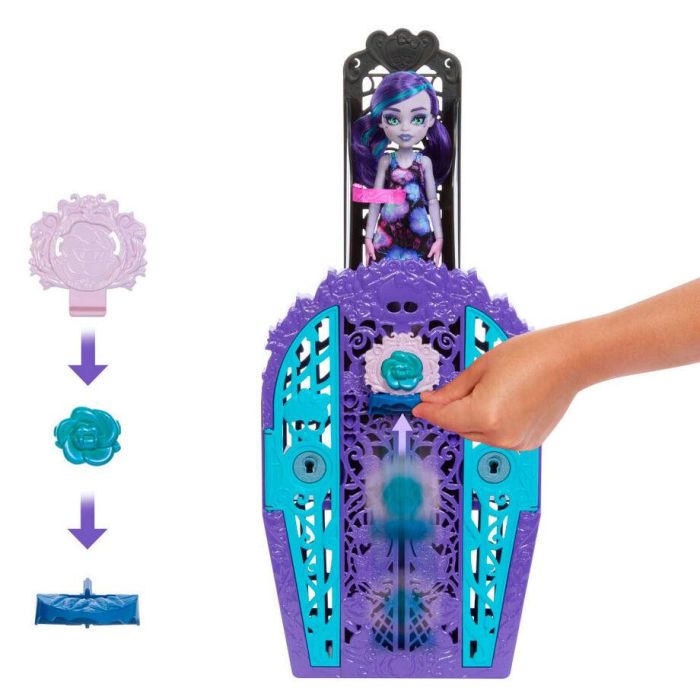 Mattel Muñeca Monster High Twyla: Set con Armario, Ropa y Accesorios para Niñas +4 Años 5