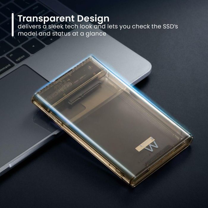 Disco Duro Externo Ewent EW7069 Transparente 1 Disco Duro Externo Ewent EW7069 Transparente 1