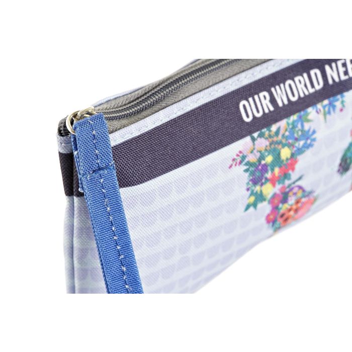 DKD Home Decor Estuche Azul Rosa 2.5 x 9.5 x 22.5 cm (12 Unidades) 1