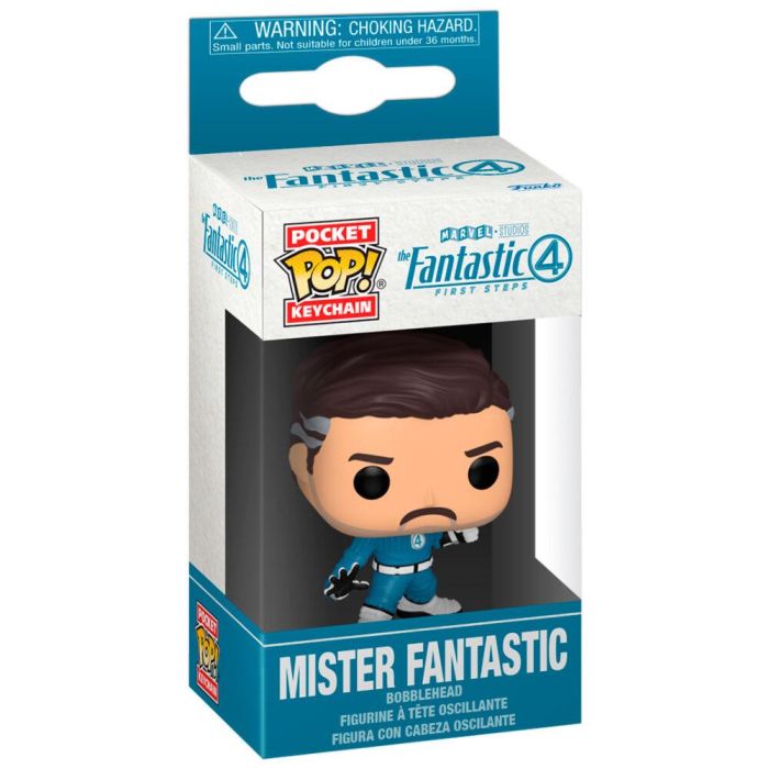 Llavero Pocket POP Marvel Los 4 Fantasticos Mister Fantastic 1 Llavero Pocket POP Marvel Los 4 Fantasticos Mister Fantastic 1
