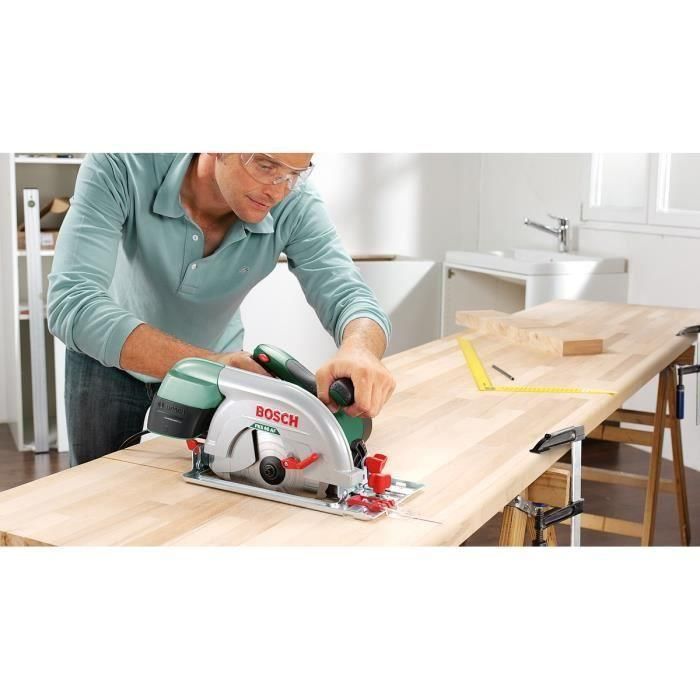 Bosch PKS 66 A Sierra circular 1600W, diámetro hoja 190mm, profundidad corte 48mm, sistema CleanSystem, CutControl 2 Bosch PKS 66 A Sierra circular 1600W, diámetro hoja 190mm, profundidad corte 48mm, sistema CleanSystem, CutControl 2