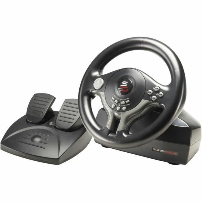 Subsonic Volante de Conducción Universal Cableado con Pedales y Paletas 180° Compatible Switch, PS4, Xbox One, PC 15 Subsonic Volante de Conducción Universal Cableado con Pedales y Paletas 180° Compatible Switch, PS4, Xbox One, PC 15