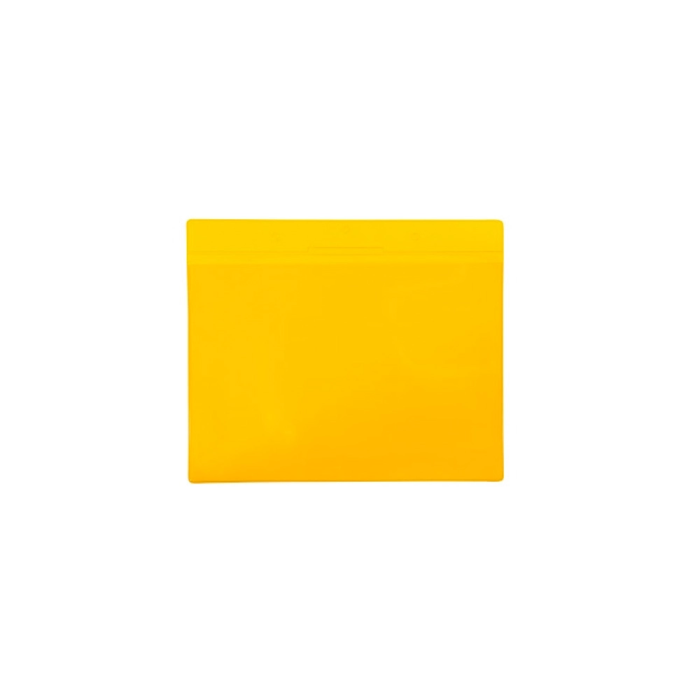 Djois Funda Magnética para Identificación DIN A4 Horizontal, Color Amarillo, Pack 10 Unidades 1