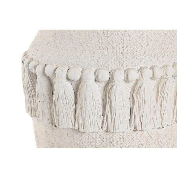Jarron Tropical DKD Home Decor Blanco 20 x 25 x 20 cm (2 Unidades) 1 Jarron Tropical DKD Home Decor Blanco 20 x 25 x 20 cm (2 Unidades) 1