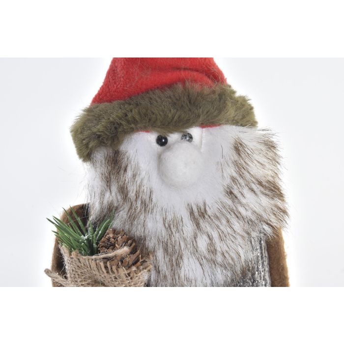 DKD Home Decor Figura Decorativa de Navidad Papá Noel Estilo Alpina en Abedul, Purpurina y Porexpan - Colores Natural y Rojo - 23x8x15 cm 1 DKD Home Decor Figura Decorativa de Navidad Papá Noel Estilo Alpina en Abedul, Purpurina y Porexpan - Colores Natural y Rojo - 23x8x15 cm 1