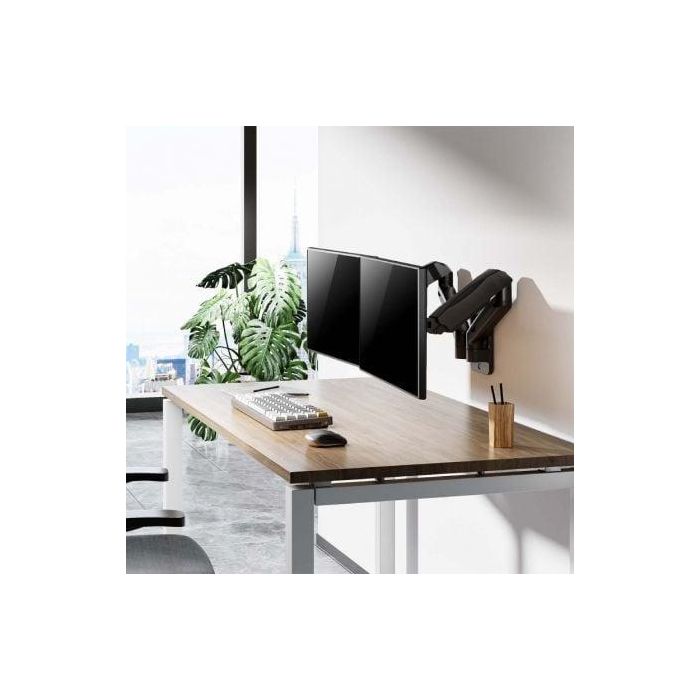 AISENS - SOPORTE DE PARED PRO CONTRAPESO GIRATORIO E INCLINABLE PARA MONITOR/TV 9KG (3 PIVOTES, 2 BRAZOS) DE 17-32, NEGRO 3 AISENS - SOPORTE DE PARED PRO CONTRAPESO GIRATORIO E INCLINABLE PARA MONITOR/TV 9KG (3 PIVOTES, 2 BRAZOS) DE 17-32, NEGRO 3