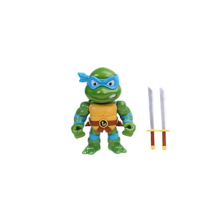 Figura de metal tortugas ninja leonardo 10 cm 2