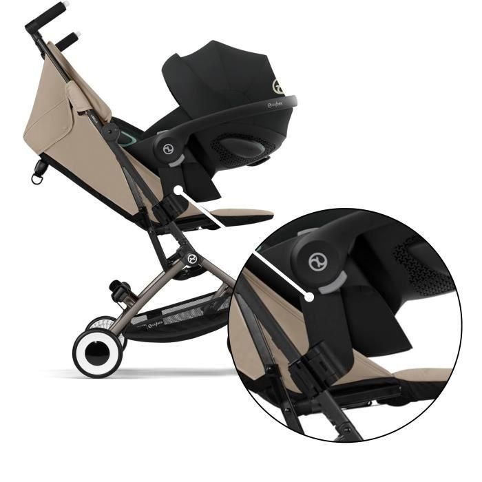 Cybex AAAIR39519 Adaptadores para cochecitos Libelle y Orfeo - Negro 2