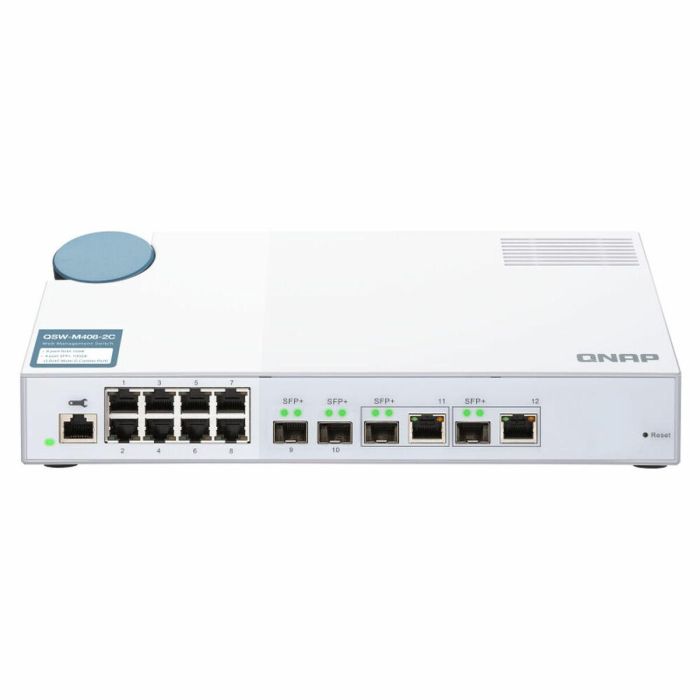 Switch Qnap QSW-M408-2C 1 Gbps RJ-45 SFP+ 2 Switch Qnap QSW-M408-2C 1 Gbps RJ-45 SFP+ 2