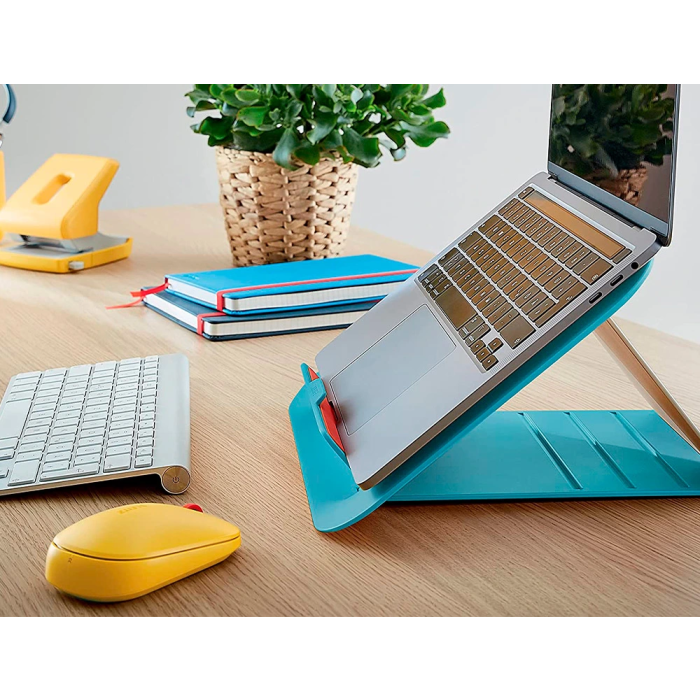 Soporte Leitz Ordenador Portatil Ergo Cosy Azul 2