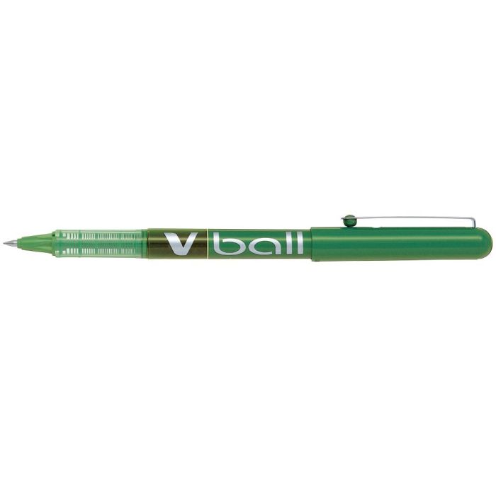 Rotulador Pilot Roller V-Ball Verde 0.5 mm 12 unidades 1