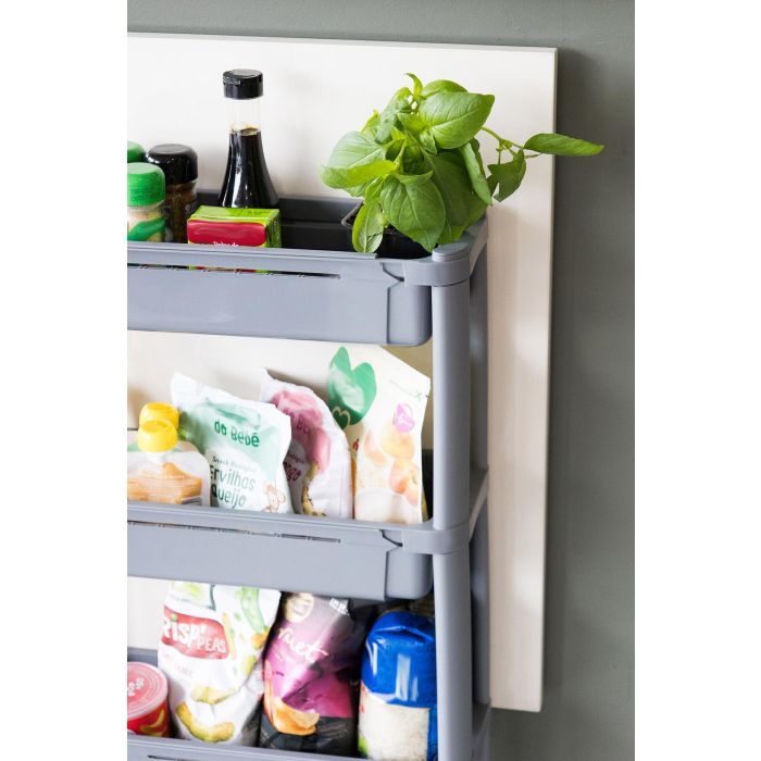 Inde Carrito Multiusos Extensible 4 Cestos 37,6 cm x 15,5 cm x 24,5 cm (4 Unidades)