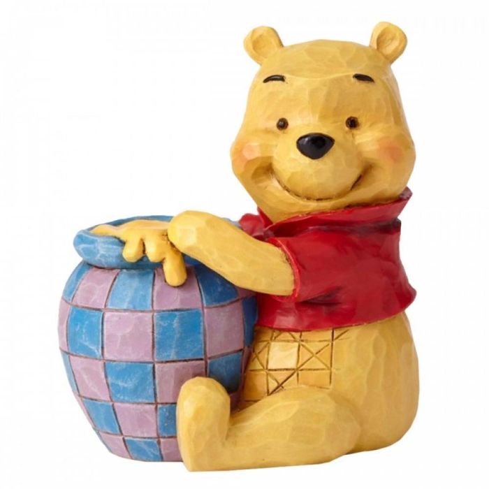 Enesco Mini Figura Disney Winnie The Pooh con Tarro de Miel - Inspirado en Película Clásica