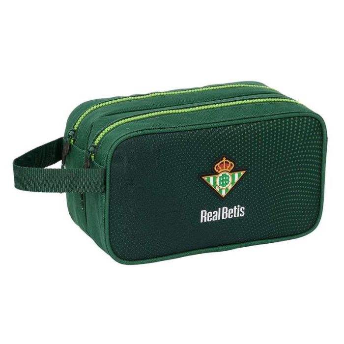 Neceser Safta 2 Departamentos Adaptable A Carro Resistente Agua Real Betis Balompie 150x260x125 mm Neceser Safta 2 Departamentos Adaptable A Carro Resistente Agua Real Betis Balompie 150x260x125 mm