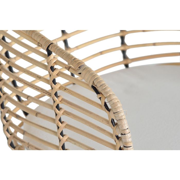 Giner y Colomer - Lote de 2 Sillas de Rattán y Metal Natural con Cojín, 48 x 48 cm 5